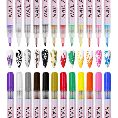 Colorful Nail Art Masterpiece Pens™